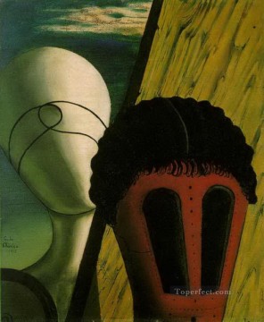  Chirico Lienzo - dos cabezas 1918 Giorgio de Chirico Surrealismo metafísico